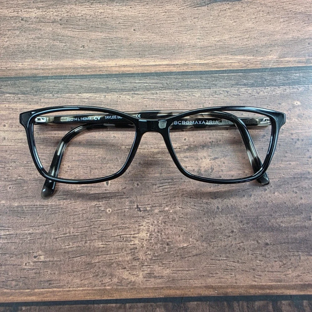 BCBGMAXAZRIA Taylee Black Tortoiseshell Eyeglasses Frames 52-14-140‎ Italy